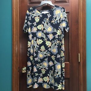 Blue Loft paisley print swing dress